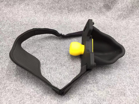 Silicone Urinal Piss Gag with 4 Drink Bite Plug Mouth Gag Bondage