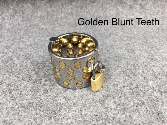 4 Rows Ring Scrotum Pendant Device for Men Steel Steel Spike Cock Ring