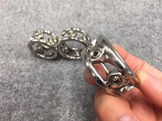 Stainless Steel Spiked Penis Ring 3 Sizes Optional