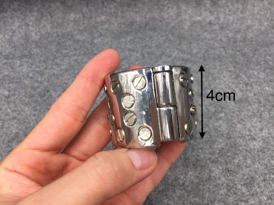 4 Rows Ring Scrotum Pendant Device for Men Steel Steel Spike Cock Ring