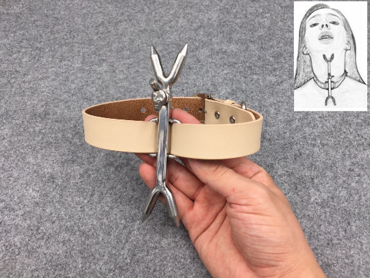 Stainless Steel Heretics Fork Forced Posture Collar