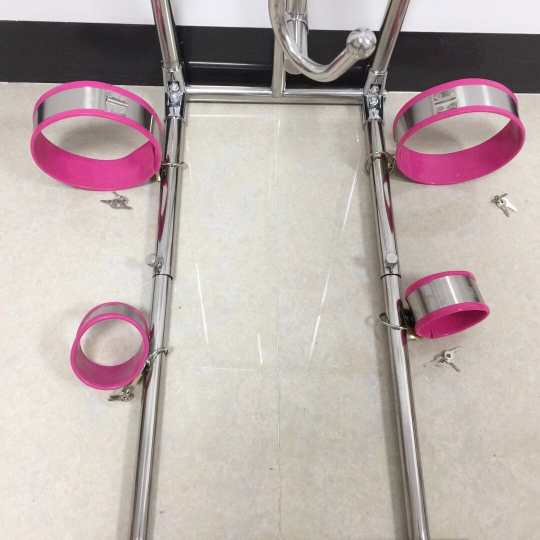 Large Tunning Bracket for Extreme Bondage Restraints Forced Kneeling and Dildo Insertion Device