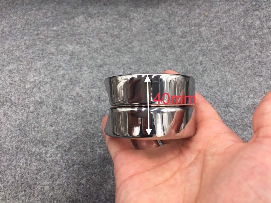 Stainless Steel Penis Trapper Ball Stretcher Cock Ring CBT Device for Men