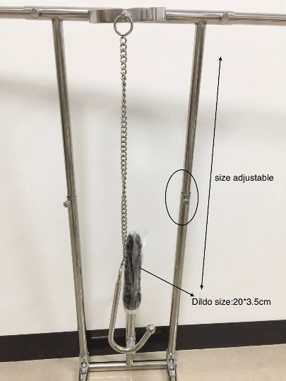 Large Tunning Bracket for Extreme Bondage Restraints Forced Kneeling and Dildo Insertion Device
