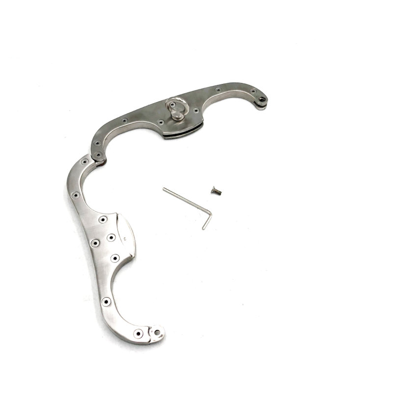 Customizable Heavy Stainless Steel Handcuffs Bondage Gear