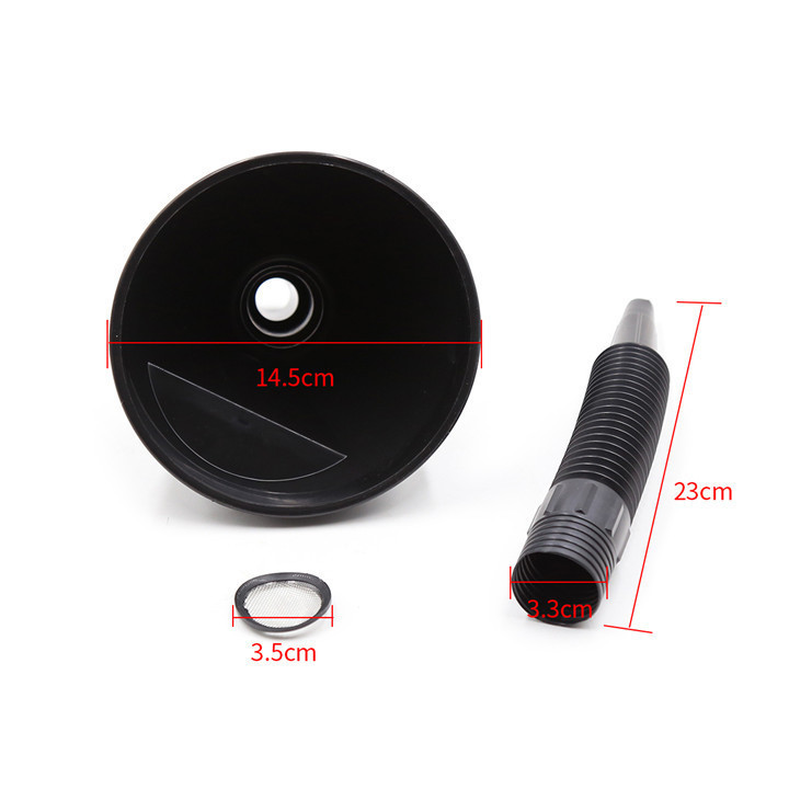 PU Leather Mouth Gag with Water Funnel