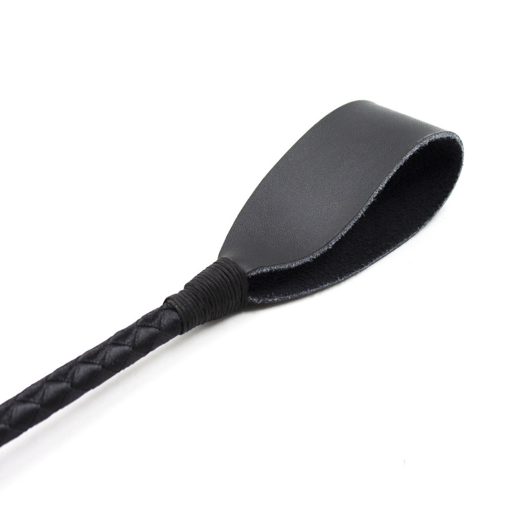 PU Leather Whip Flogger Handle Spanking 50 degrees