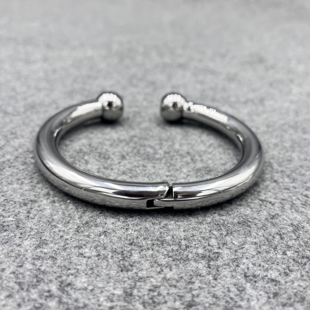 Customize Magnetic Cock Ring Stainless Steel Scrotum Pendant Ball Ring