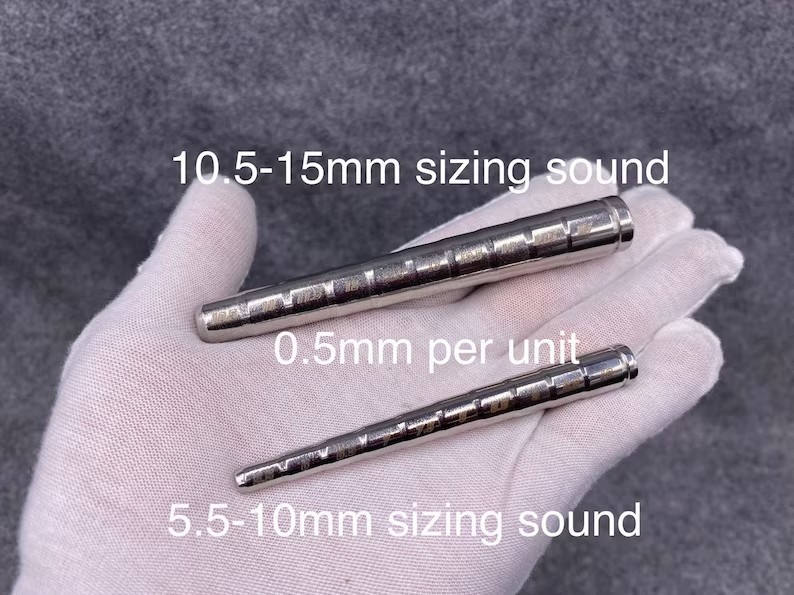 Titanium TetherSpout For Nom-Piercing Chastity