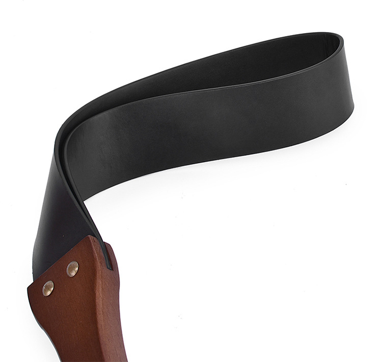 Riding Crop Wooden Handle Hand Beat Leather Whip Tools