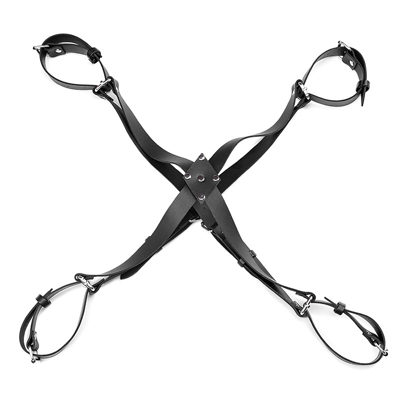 Lingerie Bra Harness Bondage Gear Restraint Fetish With Handcuffs