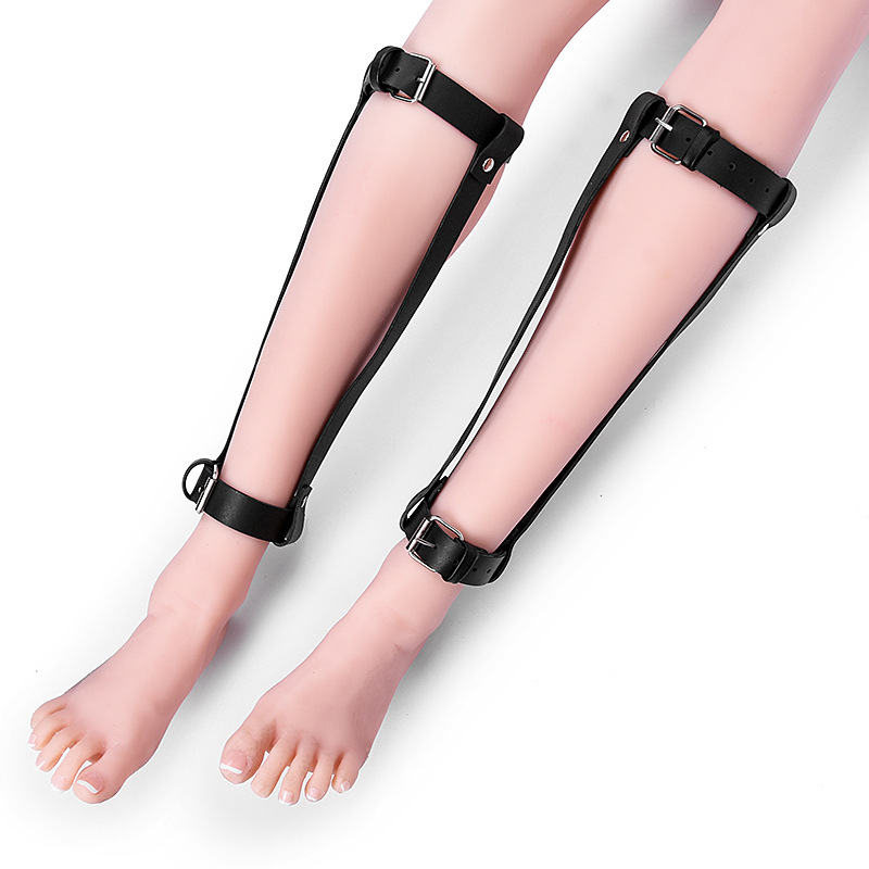 Adjustable Leather Calf Strap Bondage Gear Restraint Fetish