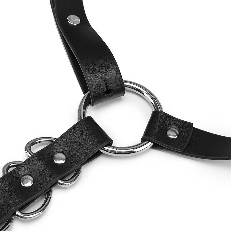 Sexy Leg Harness Women Leather Lingerie Body Bondage Thigh Garter Belt