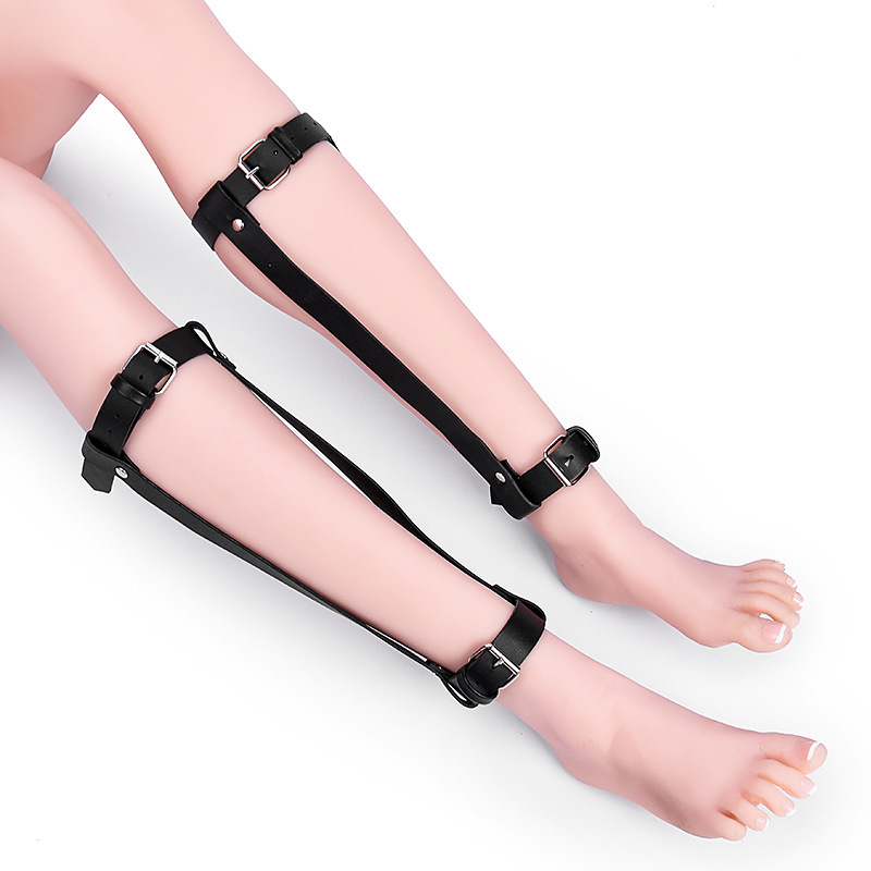 Adjustable Leather Calf Strap Bondage Gear Restraint Fetish