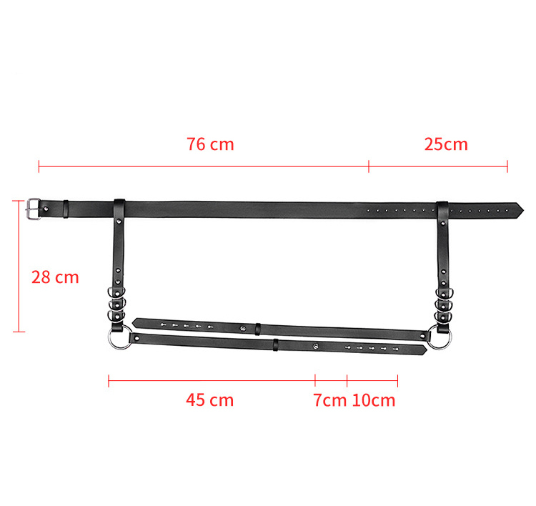 Sexy Leg Harness Women Leather Lingerie Body Bondage Thigh Garter Belt