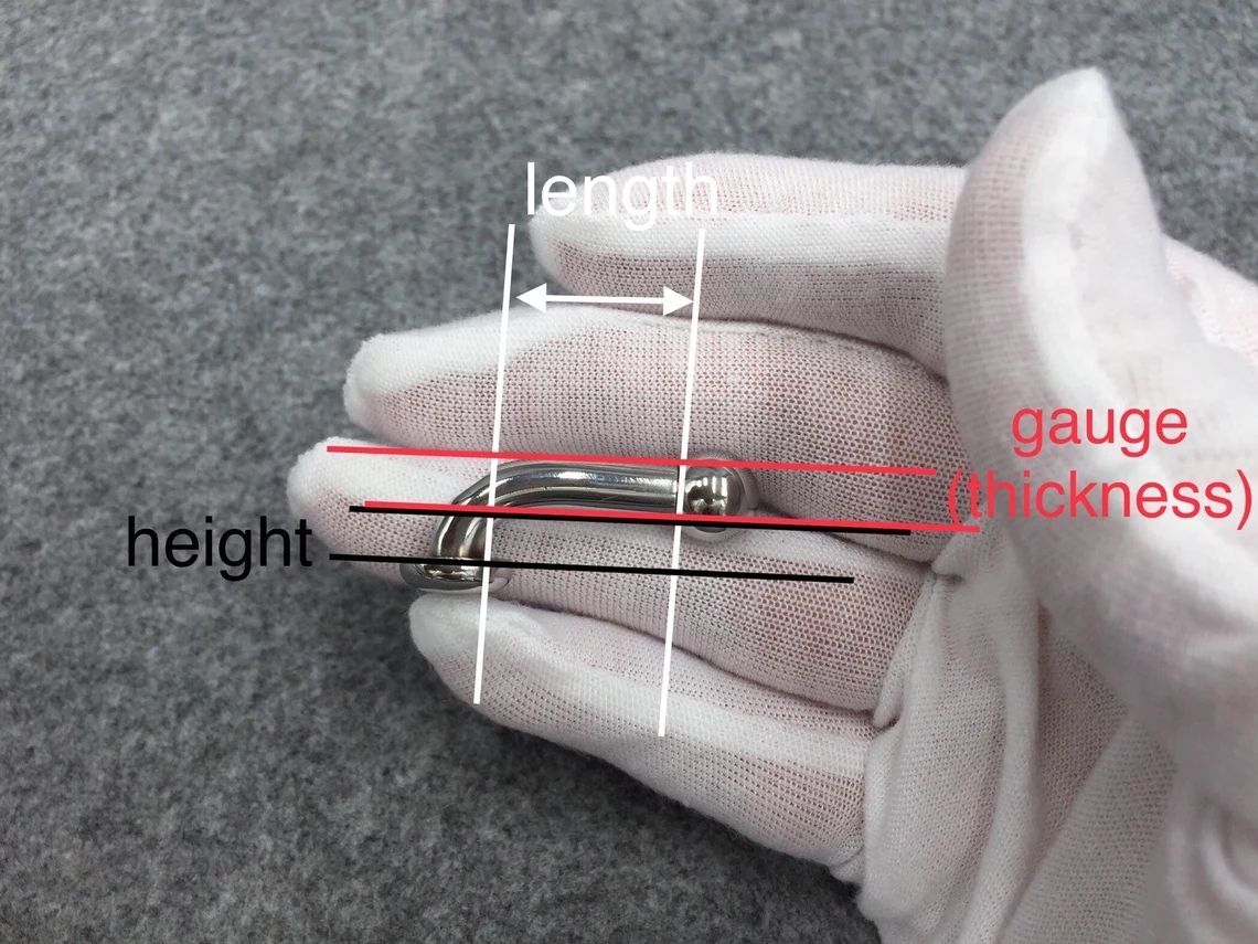 Custom L Shape PA Wand with Urethra Part Hollow