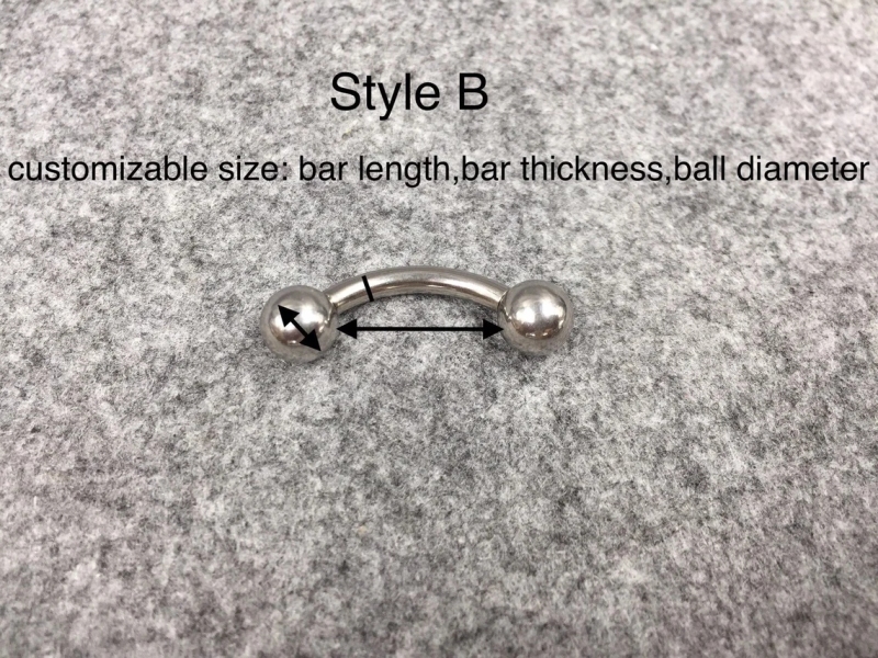 Customize Surgical Steel Body Jewelry Titanium Piercing Jewelry