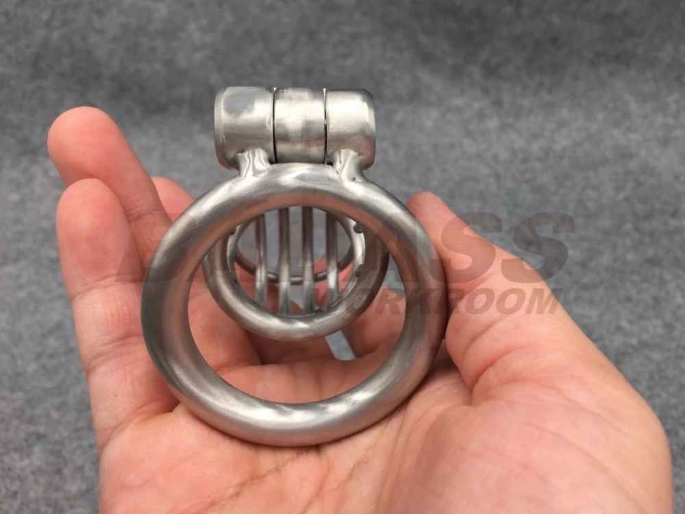 BA-21 Prevent Glans Exposed Customizable Chastity Cage Stainless Steel/titanium Cock Cage