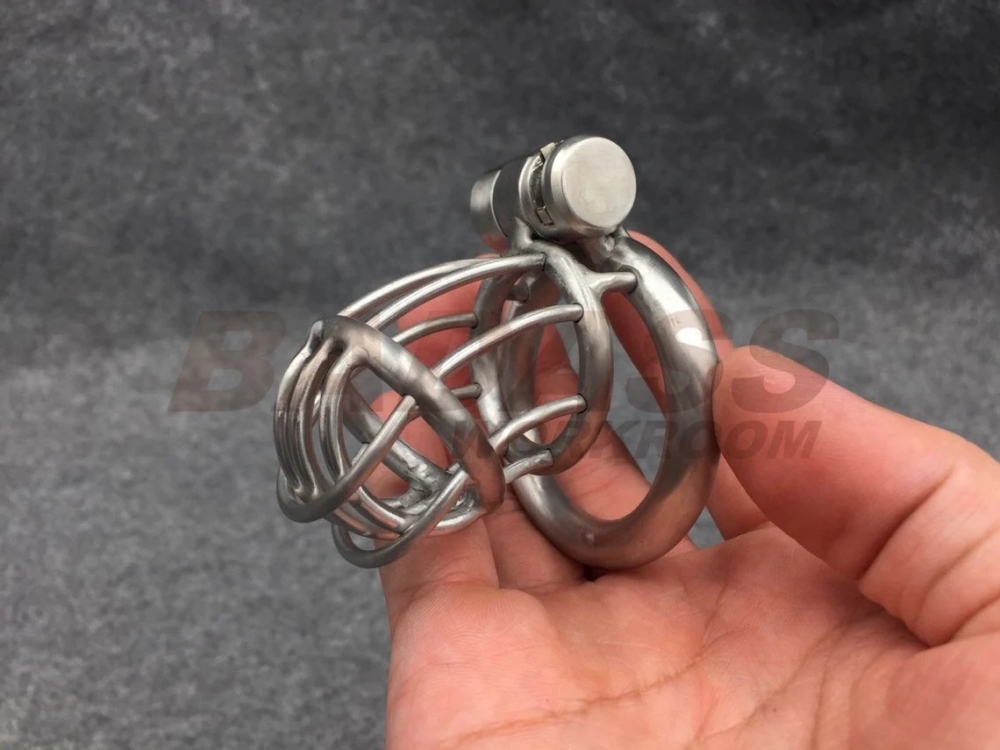 BA-21 Prevent Glans Exposed Customizable Chastity Cage Stainless Steel/titanium Cock Cage