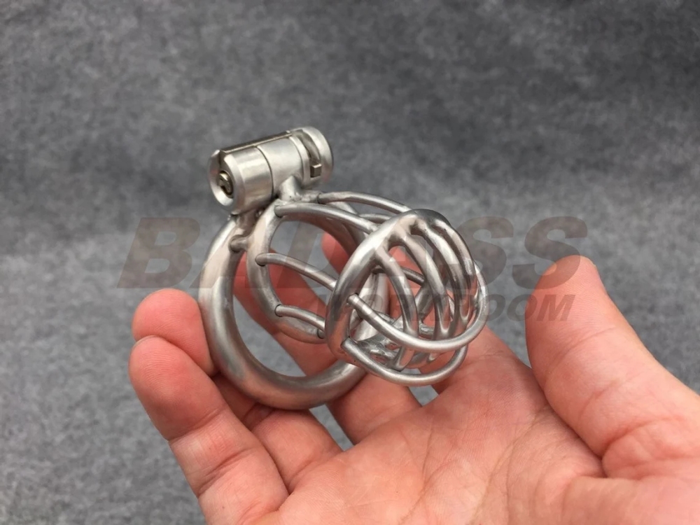 BA-21 Prevent Glans Exposed Customizable Chastity Cage Stainless Steel/titanium Cock Cage
