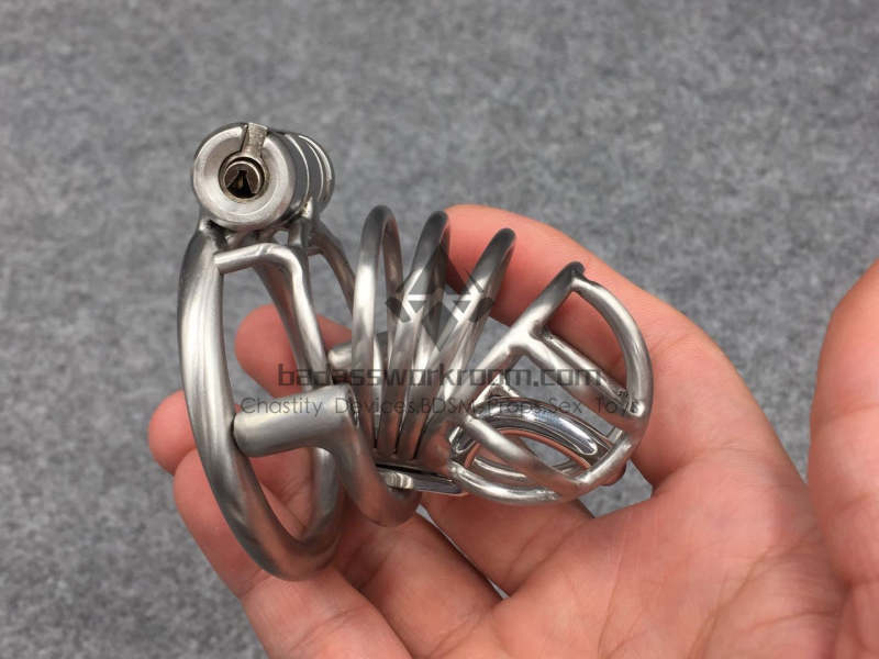 BA-04 Customize Chastity Cage Easy To Pee Stainless Steel/Titanium Cock Cage