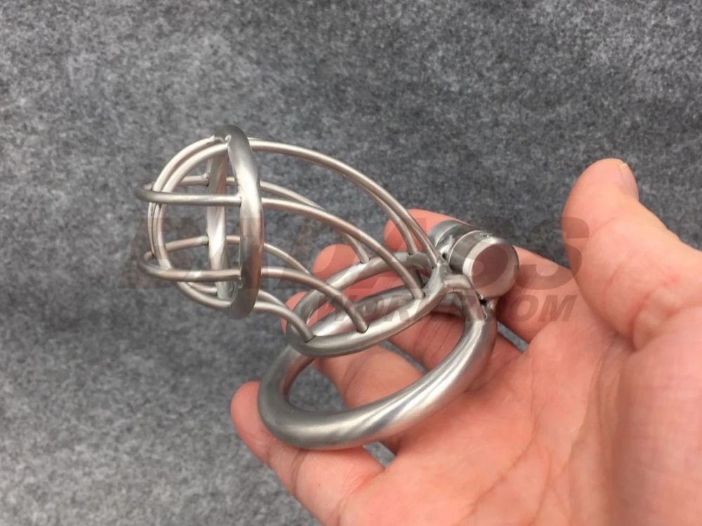 BA-20 Customize Chastity Cage Using Stealth Lock Stainless Steel/Titanium Cock Cage