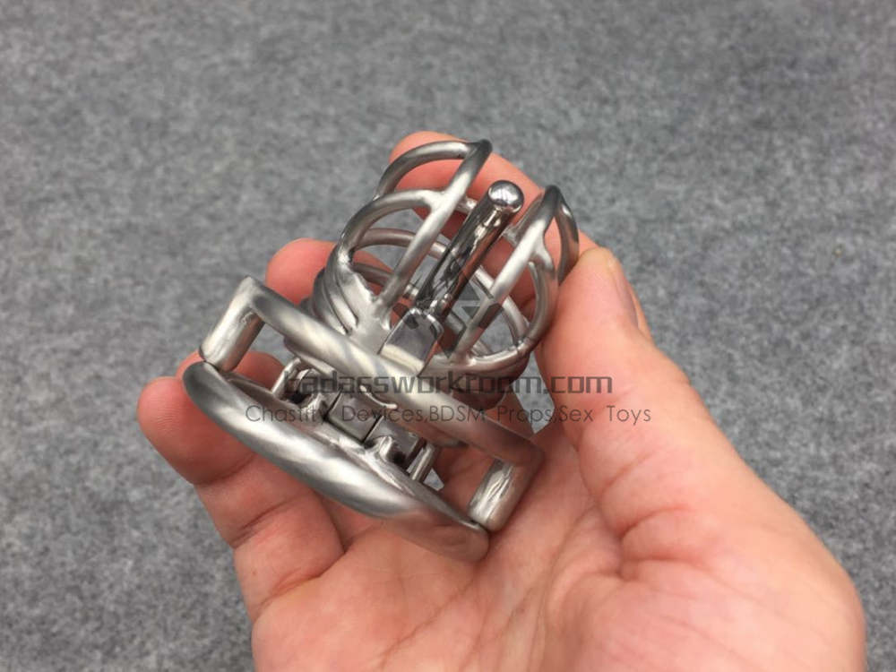 BA-04 Customize Chastity Cage Easy To Pee Stainless Steel/Titanium Cock Cage