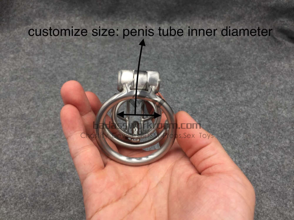 BA-04 Customize Chastity Cage Easy To Pee Stainless Steel/Titanium Cock Cage
