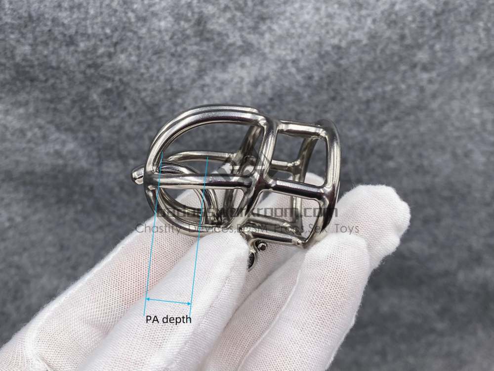 BA-33 Customize Chastity Cage Stainless Steel/Titanium Cock Cage