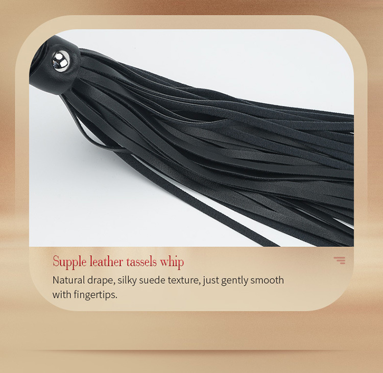 Lace PU Leather Bondage Gear Collar Handcuffs Ankle-Cuffs Anal-Plug Mouth-Gag Eye-Mask Whip Oval-Bag Total 8pcs Sets