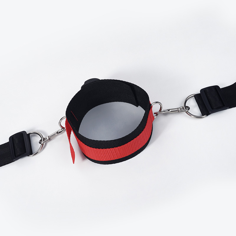 Bed Restraint Strap Set Collar Handcuffs Ankle-Cuffs