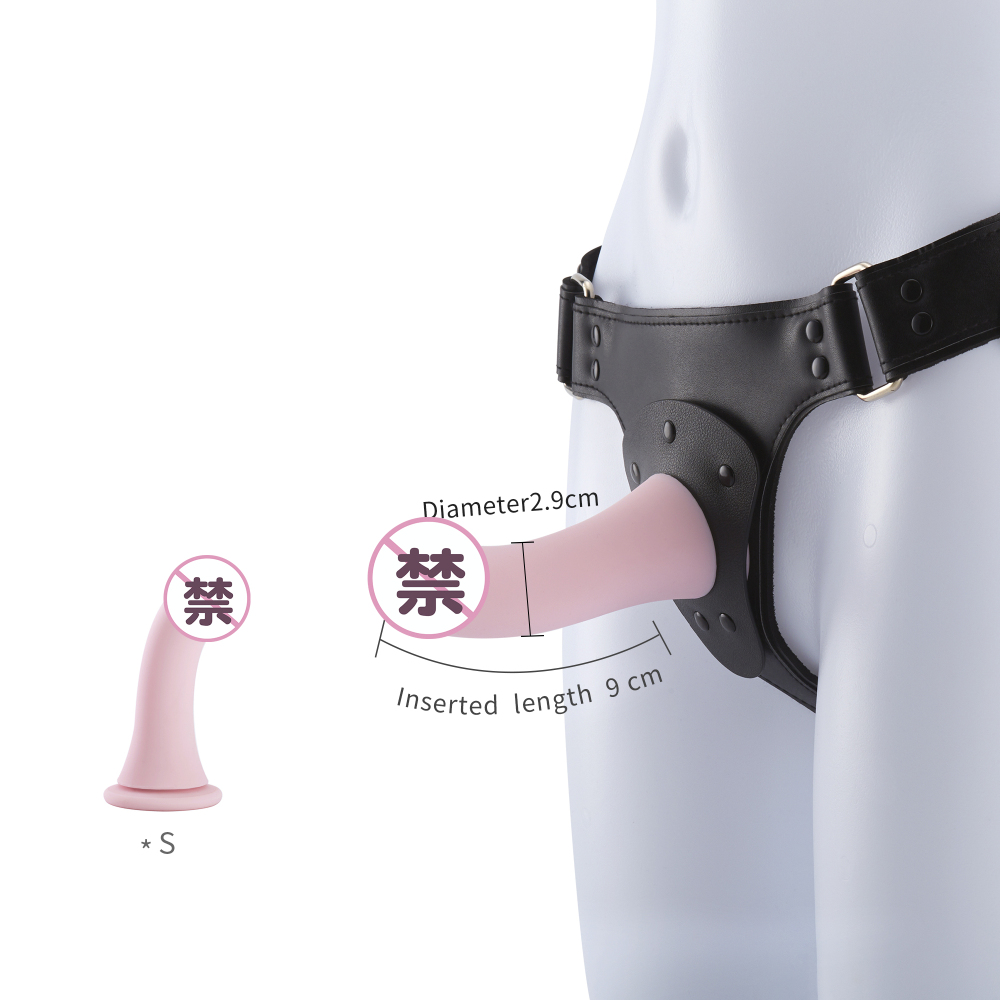 Realistic Strap-on S/M/L Dildo Harness Panties Waist Belt
