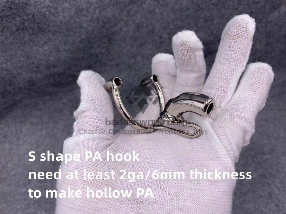 BA-20P Customize Chastity Cage Using Stealth Lock Stainless Steel/Titanium Cock Cage
