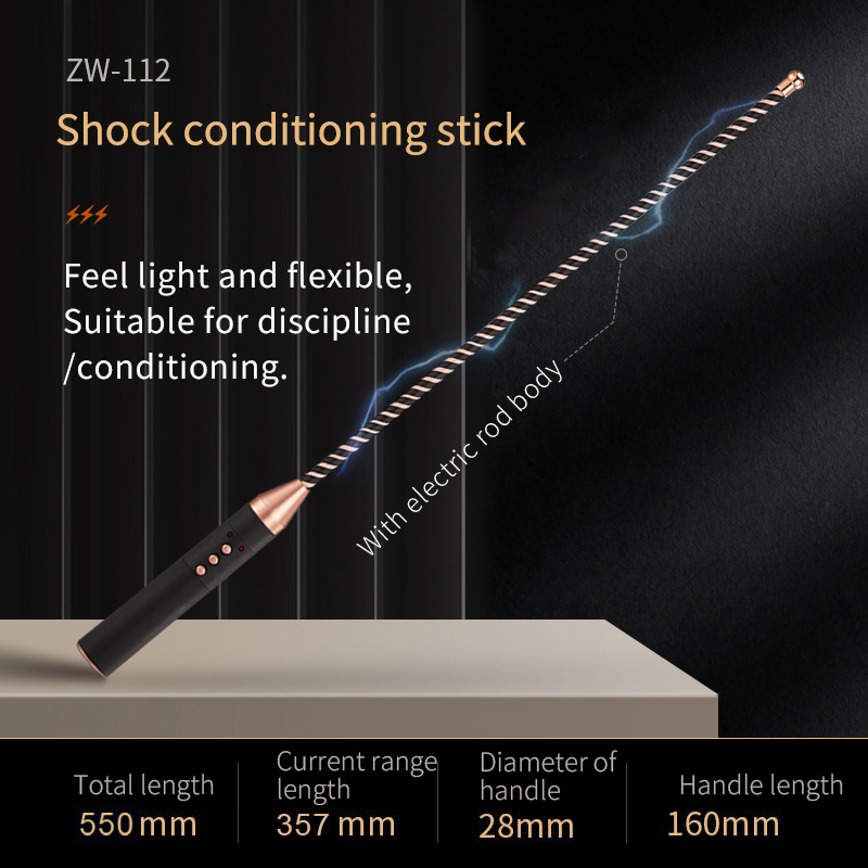 Electric Training Stick Whip Shock Rivet Slap