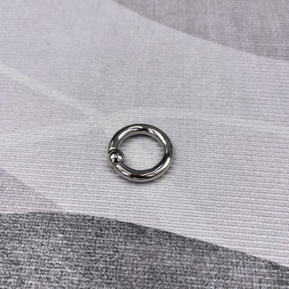 In Stock Thickness 5mm Stainless Steel Body Jewelry Snap Fit Captive Bead Ring