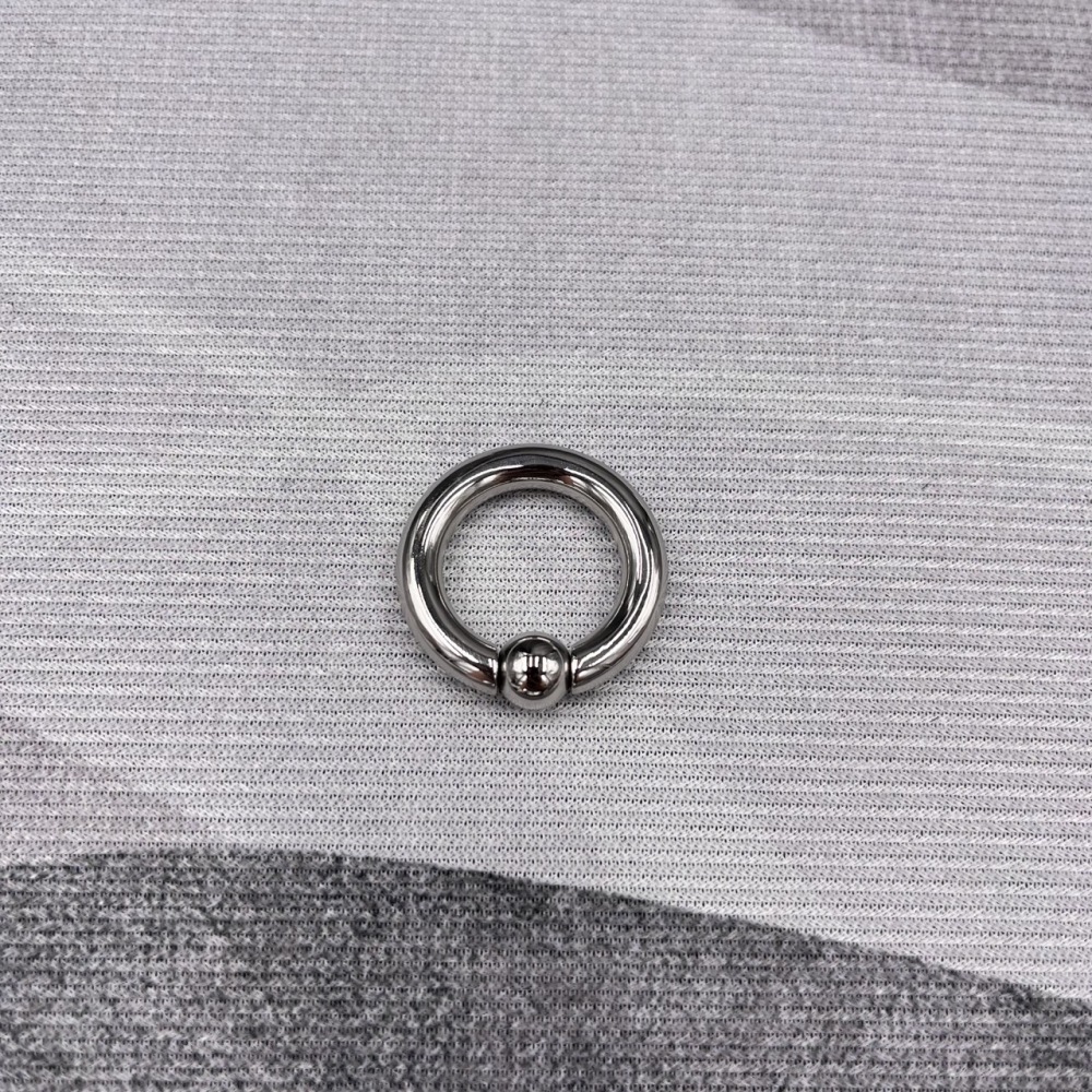 In Stock Thickness 5mm Stainless Steel Body Jewelry Snap Fit Captive Bead Ring