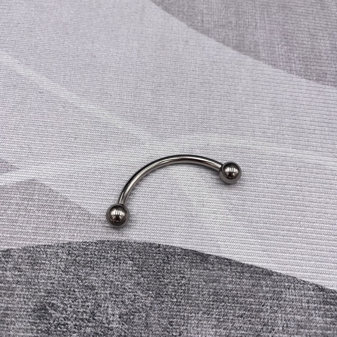 In Stock Gauge/Thickness 3mm Titanium Body Jewelry Bent Barbell