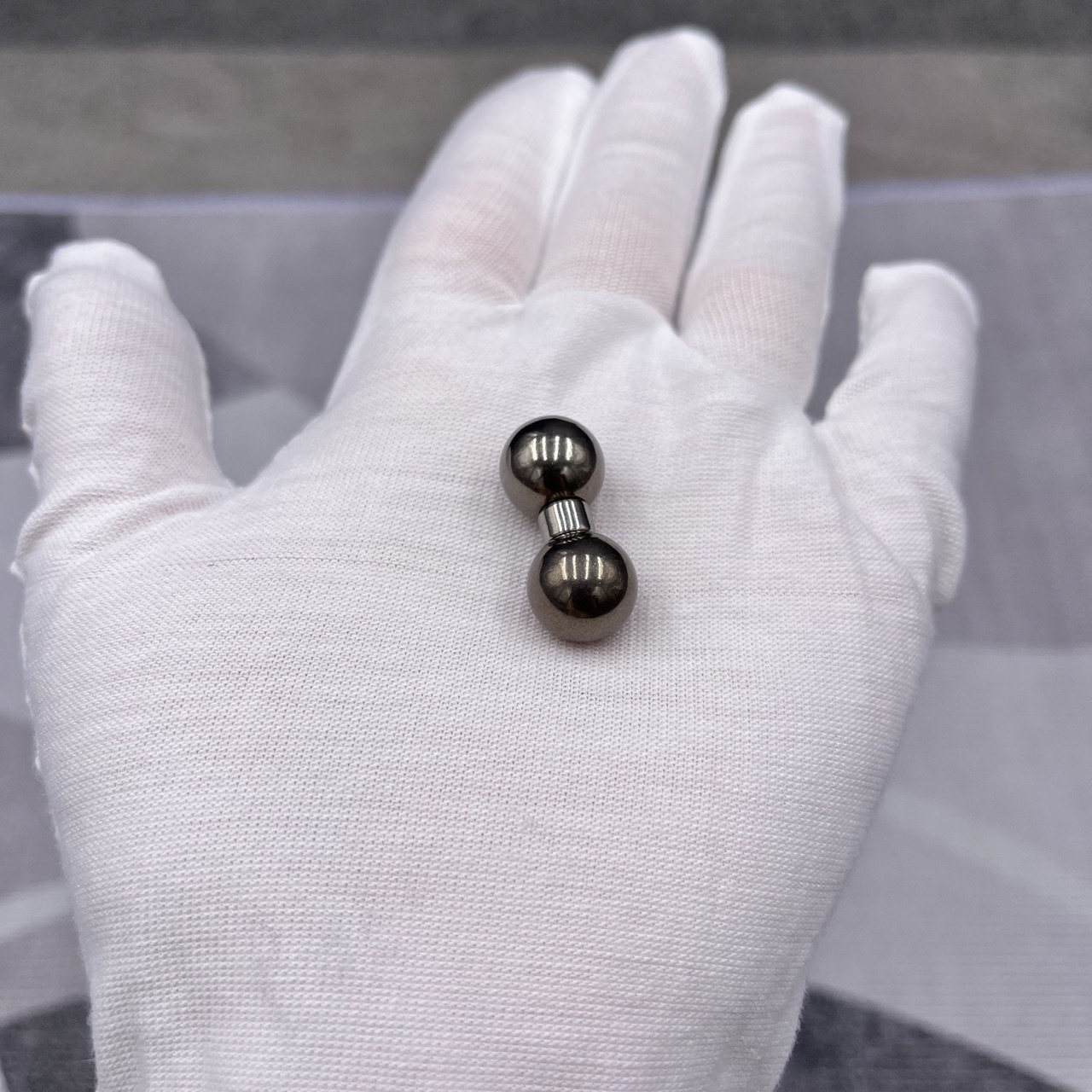 In Stock Gauge/Thickness 6mm Titanium Body Jewelry Straight Barbell