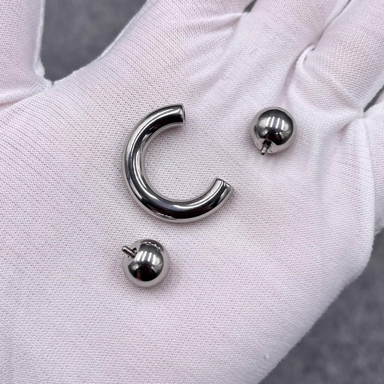 In Stock Ring Thickness 5mm Stainless Steel Body Jewelry Circular Barbell
