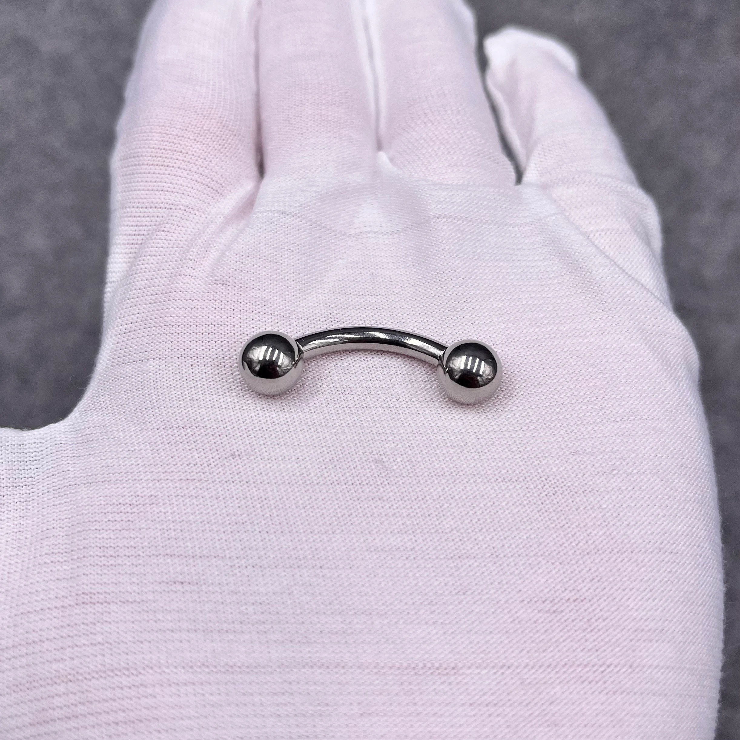 In Stock Gauge/Thickness 3mm Stainless Steel Body Jewelry Bent Barbell