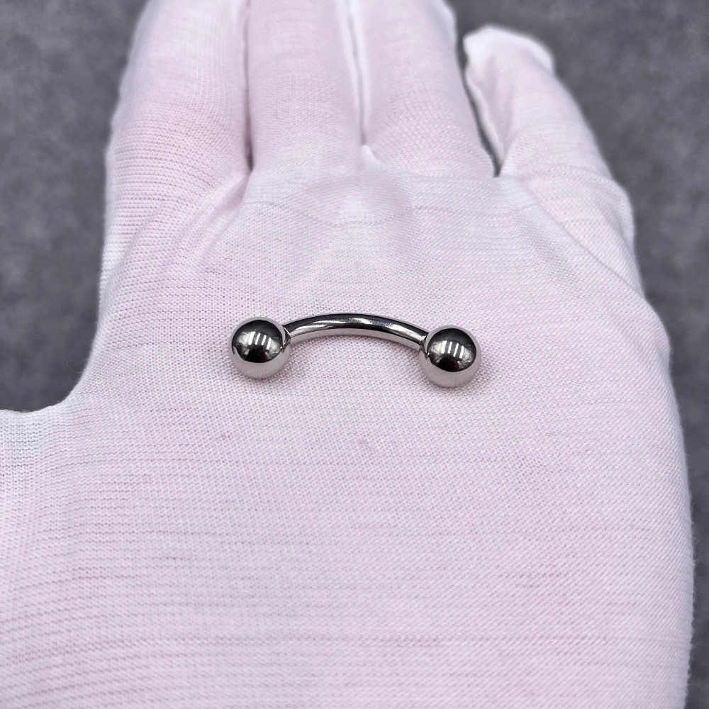 In Stock Gauge/Thickness 3mm Stainless Steel Body Jewelry Bent Barbell