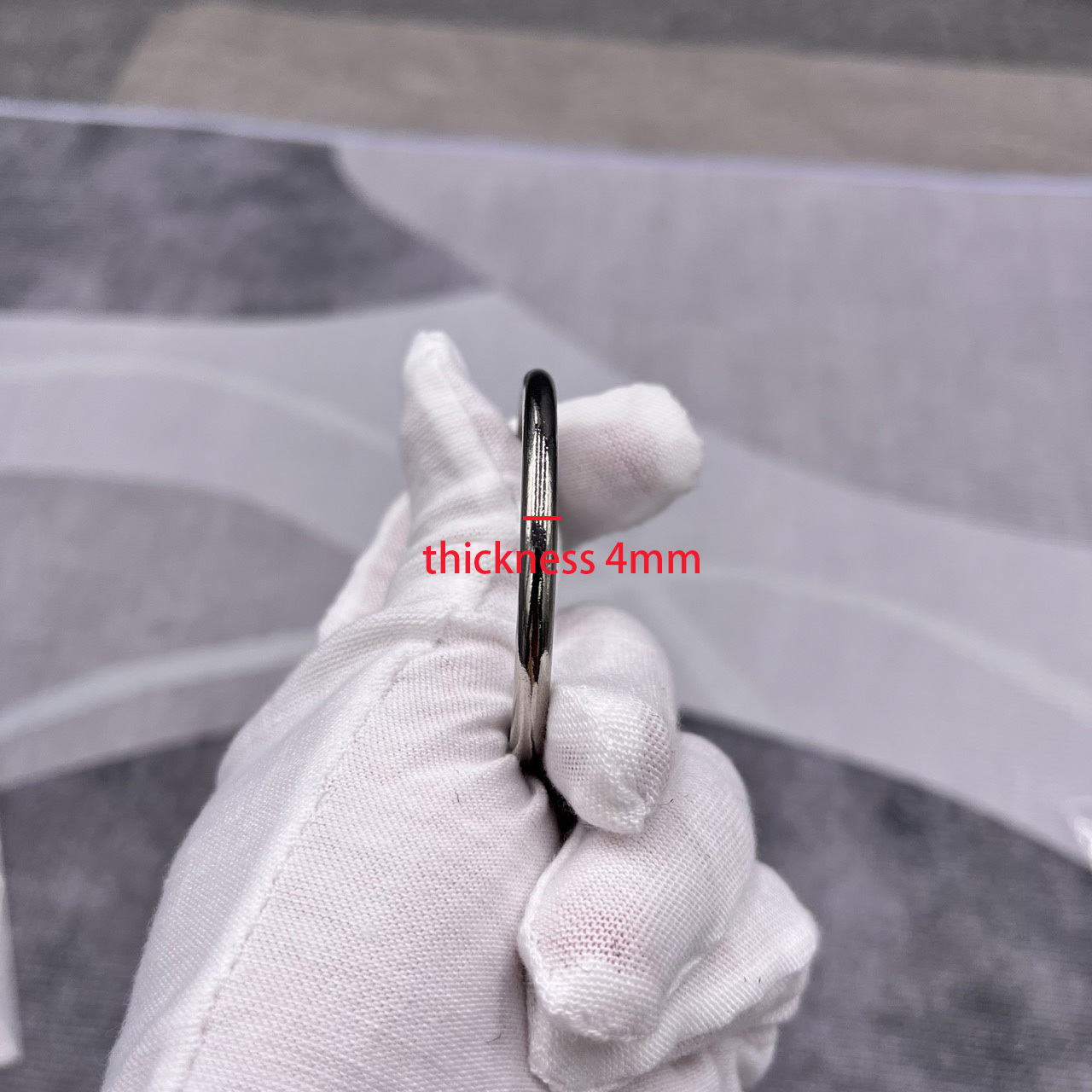 In Stock 40mm Inner Diameter 4mm Gauge Stainless Steel Circle Cock Ring