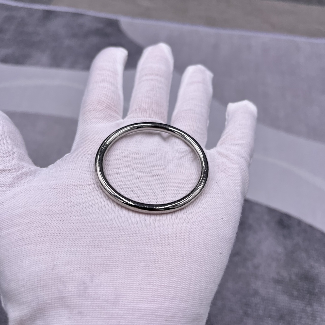 In Stock 40mm Inner Diameter 4mm Gauge Stainless Steel Circle Cock Ring