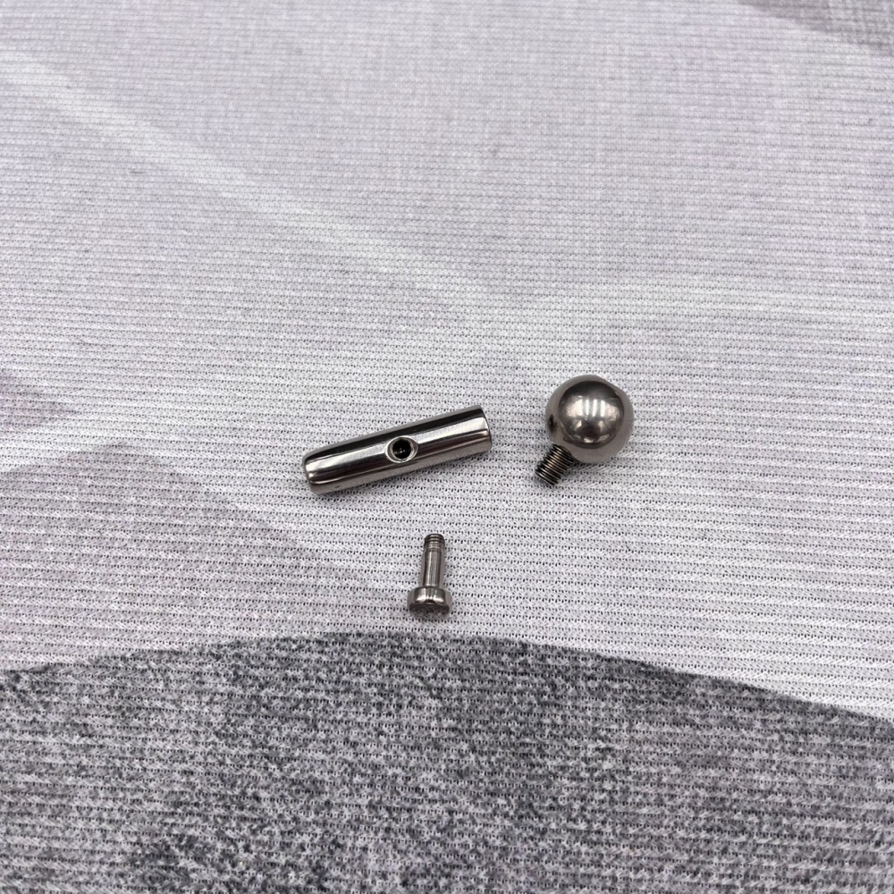 In Stock PA Gauge 3mm Titanium Prince Albert Wand PA#2 style