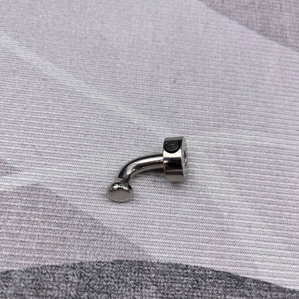 In Stock Gauge 6mm Stainless Steel L Shape PA Wand With Locking Ring