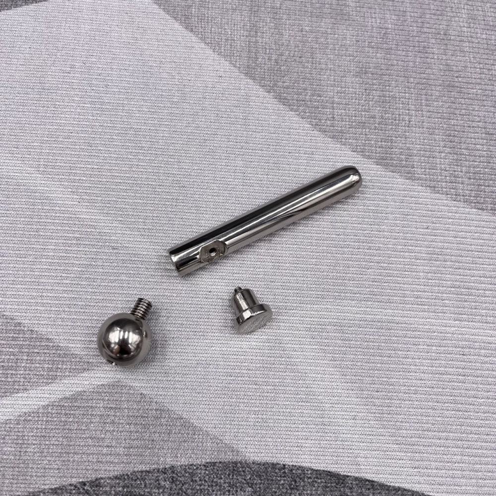 In Stock PA Gauge 9mm Stainless Steel Prince Albert Wand PA#2B style