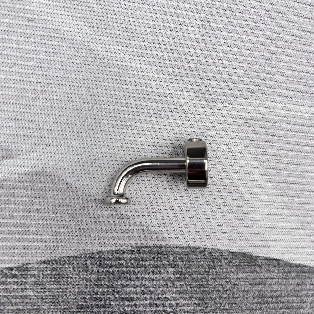 In Stock Gauge 5mm Stainless Steel L Shape PA Wand With Locking Ring