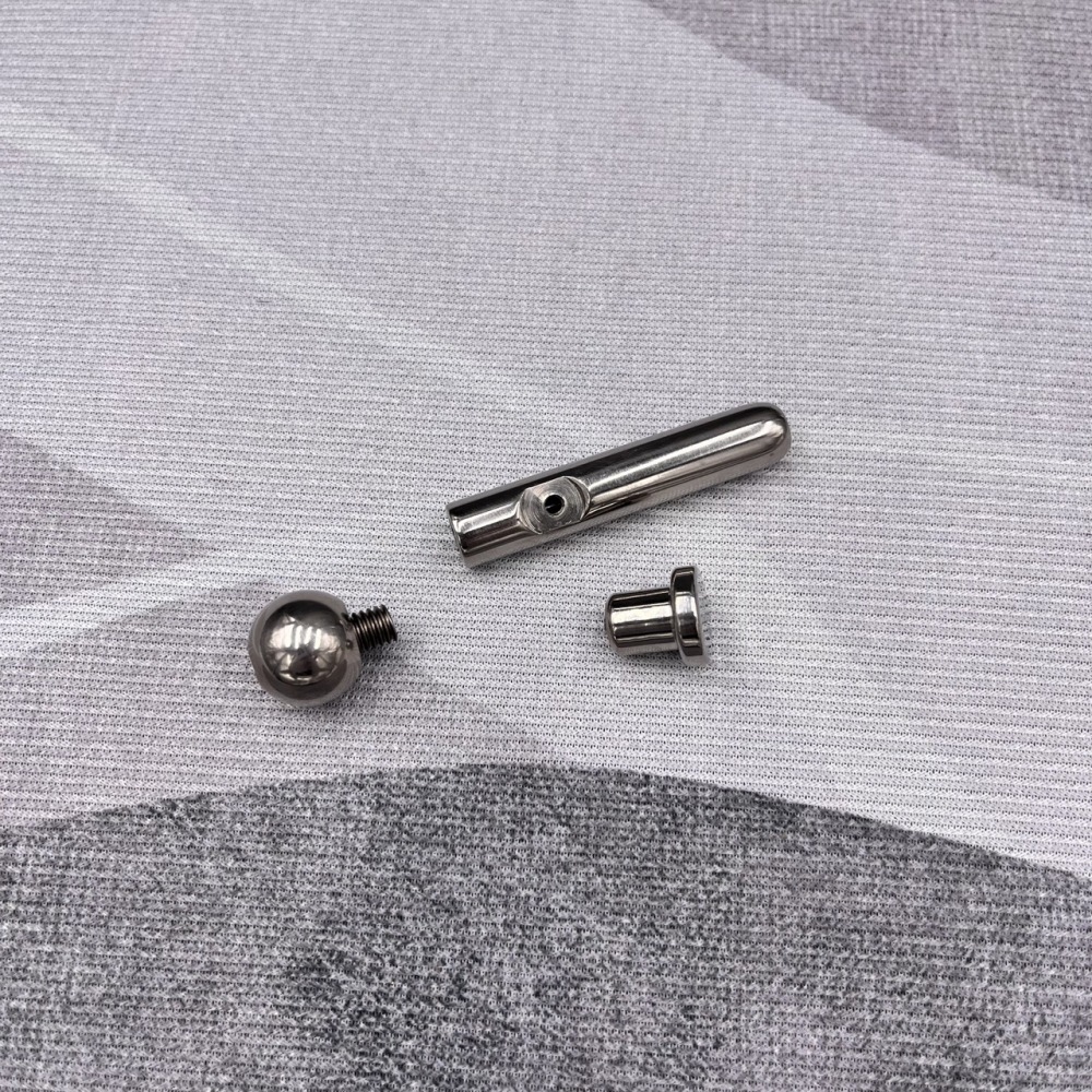 In Stock PA Gauge 9mm Titanium Prince Albert Wand PA#2B style
