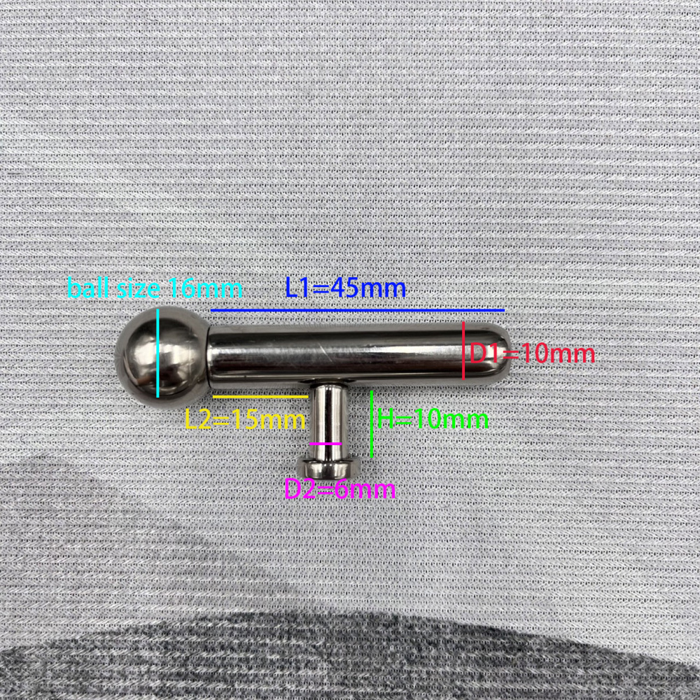 In Stock PA Gauge 6mm Titanium Prince Albert Wand PA#2B style