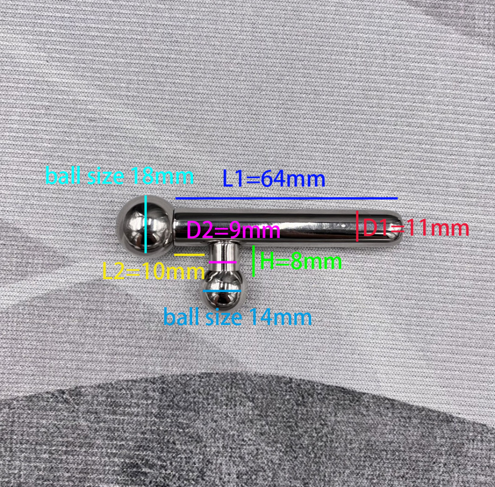 In Stock PA Gauge 9mm Stainless Steel Prince Albert Wand PA#2A style